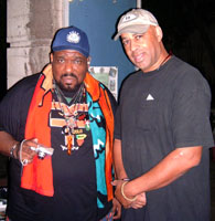 AFRIKA BAMBAATAA  and filmmaker Bob Bryan