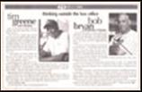 Thinking Outside The Box - An Article on Bob Bryan and Tim Greene